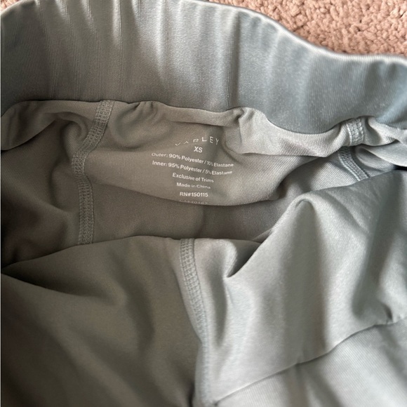 Varley- NWT Sage Green and White Sports Bra and Mini Skirt Matching Workout Set - Picture 5 of 6